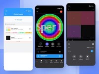 Contrôleur LED WiFi WS2812B WS2811 avec télécommande, 4096 pixels, contrôle par application iOS/Android, alimentation DC 5V~24V pour modules lumineux numériques