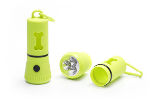 Dispensador de bolsas de caca de perro con iluminación de linterna LED ecológica personalizada, caja de almacenamiento de basura para mascotas, recolector de inodoro fabricado - Product Image 4