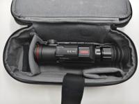 Caméra thermique avec objectif 50 mm, résolution 384x288, champ de vision 8,8x6,6, distance de détection 2597 m, portée laser 1000 m, vision extérieure GL50R CMOS