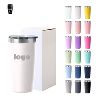 Gobelet isotherme en gros personnalisé avec logo, tasse thermique en acier inoxydable, mug à café, thermos pour eau chaude et froide