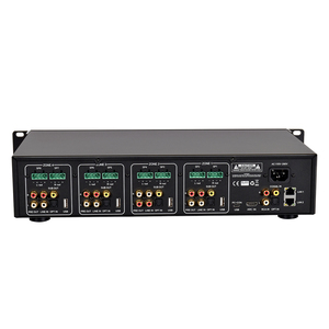 Amplificador de Audio DSP DAC de 4 Zonas Clase <span class=keywords><strong>D</strong></span>, Mezclador Estéreo con Control de Volumen, Sistema de Audio Inteligente para Hogar, Hotel, Comercial y de Megafonía - Product Image 2
