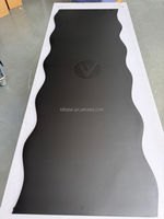 Tapis de yoga en caoutchouc naturel de 4 mm - Forme ovale/circulaire, imperméable, antidérapant, durable, logo personnalisable, sangle de transport incluse