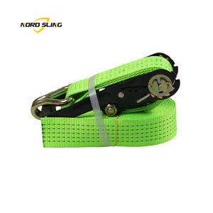 अनुकूलित पॉलिएस्टर रैचेट टाई टाई स्ट्रैप टाई 800 किलोग्राम ब्रेक ताकत के साथ मोटरसाइकिल और ट्रकों के लिए प्रमाणित - Product Image 6