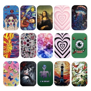 Thuốc lá hộp thiếc cho kẹo Pill Kẹo Bạc Hà hút thuốc trường hợp bao bì với bản lề Nắp tùy chỉnh nhỏ kim loại hình chữ nhật hộp thuốc lá - Product Image 5