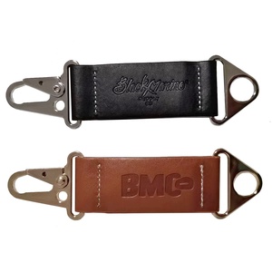 Lüks Özel Logo İsimli Tokalı Metal Anahtarlık Hakiki PU Deri Anahtarlıklar Boş Erkek Hediyesi Marka Araba Anahtarlık - Product Image 4