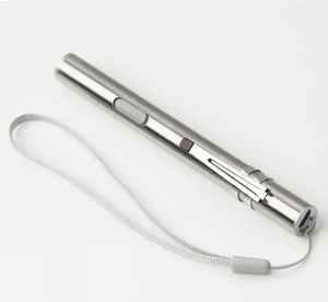 Linterna Médica de Aluminio Resistente al Agua para Uso Médico, con Batería Integrada, Botón de Encendido, Mini Linterna LED Recargable - Product Image 1