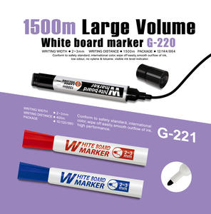 Tableau blanc marqueurs stylos grand Volume écrire 1500m lisse non toxique <span class=keywords><strong>4</strong></span> couleurs lavable enseignant étudiant bureau maison fournitures scolaires - Product Image 2