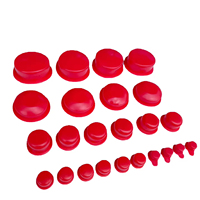 Bouchon en caoutchouc PVC Bouchon de tuyau en silicone Bouchon anti-poussière Bouchon de protection du filetage interne
