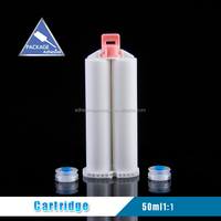 2K Dispensador Herramienta de mano Pistola dispensadora para cartuchos de 50ml 1:1/2:1