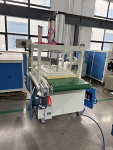 Compacteur <span class=keywords><strong>sous</strong></span> <span class=keywords><strong>vide</strong></span> industriel avec bande transporteuse pour l'emballage des textiles ménagers - Product Image 3