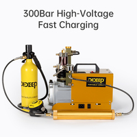 Compresseur d'air électrique professionnel DIDEEP 110V 220V 1800W pour bouteille de plongée