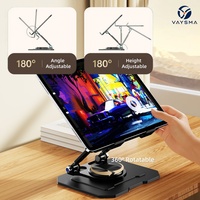 Support portable pour ordinateur portable en métal avec hauteur réglable, dissipation thermique, support universel pour bureau et bureau à domicile