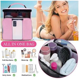 Bolsa de Aseo Colgante Nueva de Fábrica BSCI, Bolsa de Aseo Multifuncional de Gran Capacidad, Impermeable y Portátil - Product Image 2
