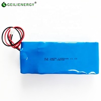 بطارية ليثيوم قابلة لإعادة الشحن GLE 146.52Wh 3S6P 11.1V 13200mAh 18650 لإضاءة المسرح مع موصل VHR ثنائي السن 3.96 مم