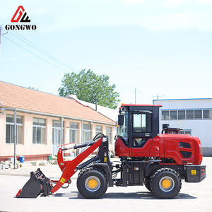 1 Tonne Allradantrieb Kleiner Mini-Radlader Frontlader Für Farm <span class=keywords><strong>Garden</strong></span> Klein lader Multifunktion - Product Image 3