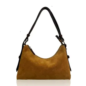 Üstün kalite kış sonbahar el sanatları midi boyutu omuz çantası altında-kol özel kadın hobo çanta moda yeni tasarım çanta