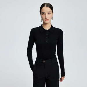 <span class=keywords><strong>Maglione</strong></span> in Cashmere con collo a <span class=keywords><strong>Polo</strong></span> in puro Cashmere da <span class=keywords><strong>donna</strong></span> con bottoni in tinta naturale cuciti a mano - Product Image 6