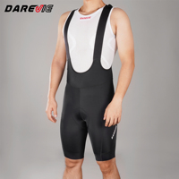 Darevie Cuissards de cyclisme cargo personnalisés noirs à séchage rapide et hydratants, salopettes de cyclisme, cuissards cargo de cyclisme personnalisés, pantalons