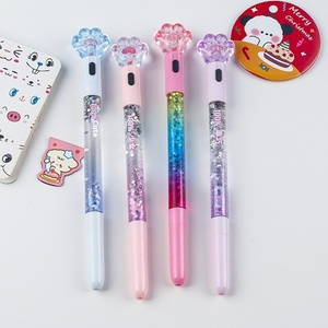 Stylo à eau créatif <span class=keywords><strong>Sentance</strong></span> Y-596 pour étudiants, design simple et féminin, avec paillettes lumineuses, griffes de chat et sable mouvant, style célébrité internet, gel 0.5mm - Product Image 6
