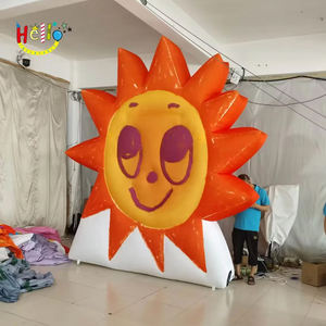 Cartoon pour fête d'<span class=keywords><strong>anniversaire</strong></span> d'enfant personnalisé, tableau publicitaire gonflable avec fond souriant et soleil - Product Image 4