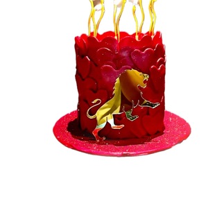 ของตกแต่งเค้กอะคริลิค รูปน้องลีโอ น้ำผึ้งและรสหวาน สำหรับงานวันเกิด - Product Image 5