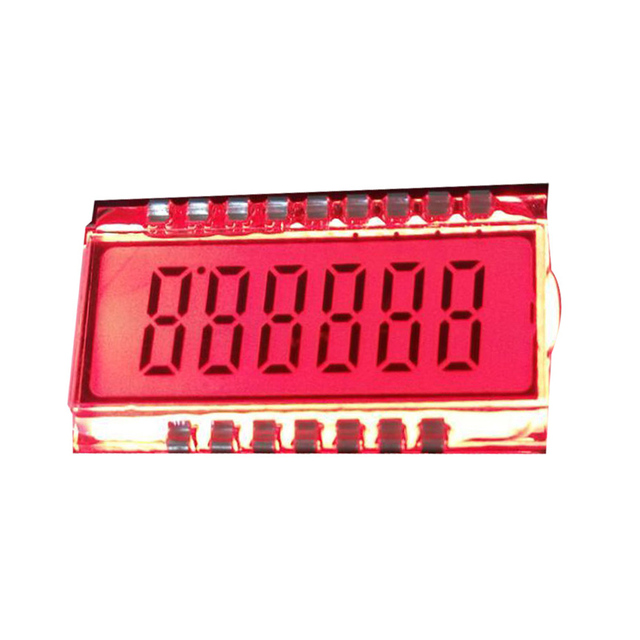 OEM TN Mono 3/4/8/6 Digit 7 Segment LCD Display with LED Backlight (2.8V-5.0V) Segment LCD Display