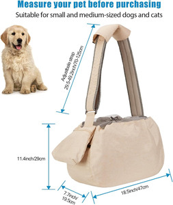 Free sample Outdoor Mesh Breathable Pet <b>Carrying</b> Crossbody Shoulder Sling Bag Custom Small Pet Cat <b>Dog</b> Travel Carrier Bag - Product Image 6