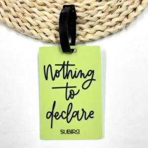 Nouvelle étiquette de bagage en PVC merveilleuse à la mode personnalisée et gaufrée pour sacs de ski marqueur de sports d'hiver Style tendance - Product Image 5