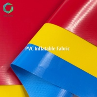 Lona Impermeable con Revestimiento de PVC de 610 g/m², Resistente a los Rayos UV, Ignífuga y Hermética, para Castillos Inflables de Exterior