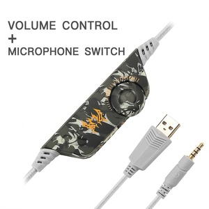 G9600 Ngụy Trang Tai Nghe Stereo Tiếng Ồn Hủy Bỏ Microphone Và LED Ánh Sáng Cho PS4/Máy Tính/<span class=keywords><strong>Xbox</strong></span> Một - Product Image 6