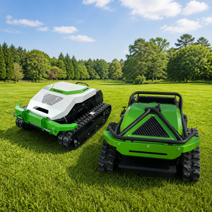 Livraison Gratuite Tondeuse Robot Mini Télécommandée à Chenilles en Caoutchouc, Débroussailleuse à Fléaux de 800 mm, à Essence, Certifiée CE - Product Image 1
