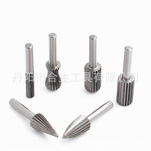 Ensemble de 6 fraises rotatives pour le travail du bois Mr Drill, tige de 6 mm en carbure, pour la sculpture et le ponçage DIY avec perceuse électrique - Product Image 4