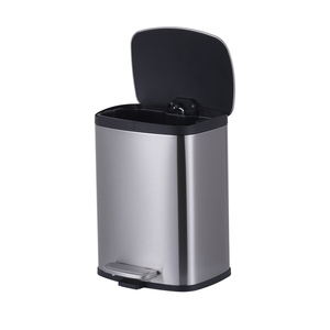 Poubelle de salle de bain en métal, poubelle pour cuisine, couvercle à fermeture douce, poubelle intérieure rétro, 5L WBS139 - Product Image 2