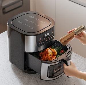 Nouvelle <span class=keywords><strong>friteuse</strong></span> à air domestique de cuisine intelligente l <span class=keywords><strong>friteuse</strong></span> à air électrique de grande capacité 15 litres saine sans huile - Product Image 3