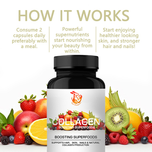 Capsules de collagène multi-sources à marque privée OEM avec complexe protéiné pour une peau saine et des os plus forts - Product Image 4