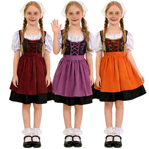 Bavarian Traditional Dress For Children Oktoberfest Costume Set Polyester Material Europe America Southeast Asia Spring 2026 - Product Image 1