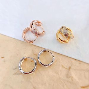 Pendientes de Diamantes Naturales de 0.3CT en Oro de 18K Xinfly, Joyería Fina para Mujer - Product Image 4