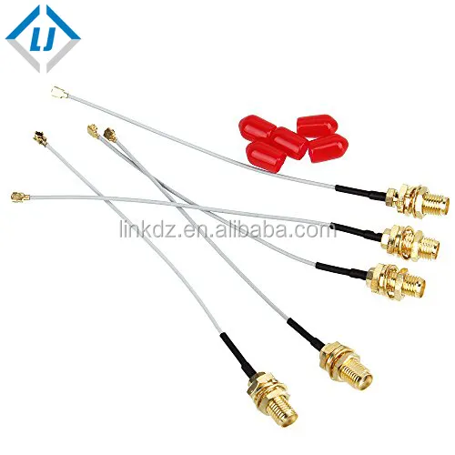 100cm 1.3mm FACTORY wholesale RF Coaxial Cable IPEX UFL to SMA UFL Female