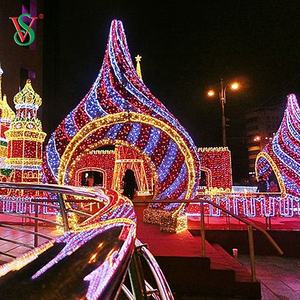 Tour de lumière LED à Motif château pour musulman - Product Image 1