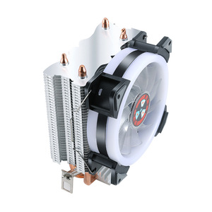 Radiador silencioso de CPU de 4 tubos de cobre con ventilador de refrigeración de aire 1155 Material de <span class=keywords><strong>PC</strong></span> Caja de computadora de escritorio Control de velocidad del disipador de calor - Product Image 5