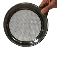 Fabrication directe, tamis d'essai en acier inoxydable ASTM E11 de 200 mm, maille 8-20 (2,36-0,85 mm) pour ensemble de tamis de gradation de sable et de sol
