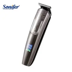 Sonifer SF-9548 aparador de cabelo, recarregável por usb, multifunção, lavável, elétrico, de nariz