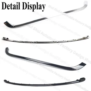 StarNav Pour Mini Cooper R55 R56 2007-2015 Grille de pare-chocs avant en nid d'abeille supérieure et inférieure Bande de garniture extérieure 51132751040 511127 - Product Image 1