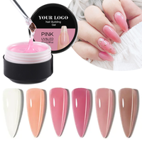 Constructeur de gel dur sans bulles Extensions d'ongles Gel dur Constructeur d'ongles Construction Poly Gel
