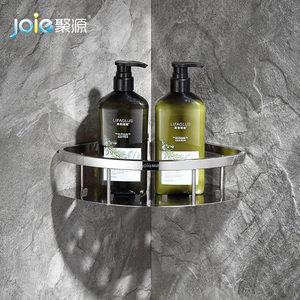 Modern 304 Stainless Steel 2-Tier Wall-Mounted <strong>Shower</strong> Caddy Corner Metal <strong>Kitchen</strong> &amp; Bathroom Storage Shelf Organizer - Product Image 3