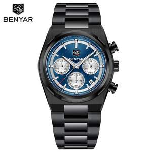 Reloj de Cuarzo Multifuncional de Negocios para Hombre, Nuevo Diseño de Moda con Pantalla Luminosa, Diseño de Seis Agujas, Logotipo Personalizable - Product Image 5