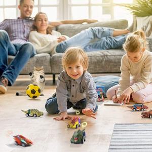 Carros de Dinosaurios para Niños, 8 Unidades, Juego Mundial de Dinosaurios, Carreras, Vehículos, Camión Monstruo, Mini Juego de Animales - Product Image 6