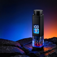 Briquet électronique intelligent hybride essence-électrique en métal, vente en gros d'usine, briquets au kérosène à charge rapide Type-C