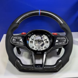 Volant LED M Performance avec garniture en carbone sec pour BMW F10 M5 F20 F30 M3 F80 M4 F82 M2 F87 F90 F11 F13 E90 E92 - Product Image 2