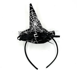 Diadema <span class=keywords><strong>de</strong></span> <span class=keywords><strong>bruja</strong></span> <span class=keywords><strong>Sombrero</strong></span> <span class=keywords><strong>de</strong></span> Brujas Diademas Disfraz <span class=keywords><strong>de</strong></span> Halloween para niña Bebé Mujer Adulto - Product Image 4